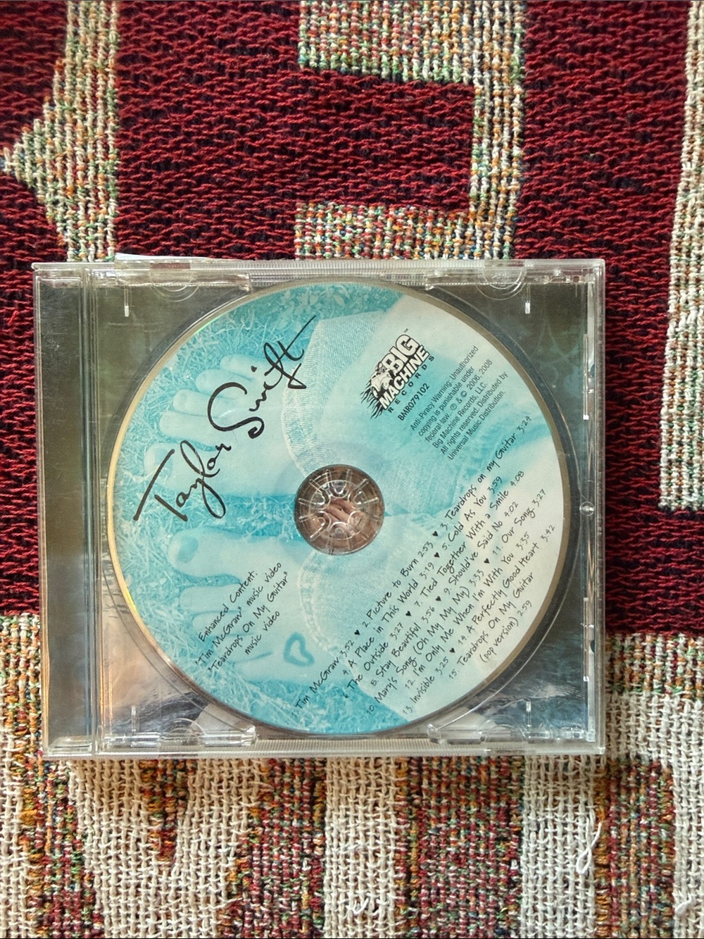 Taylor Swift Debut CD Self Titled 2008
